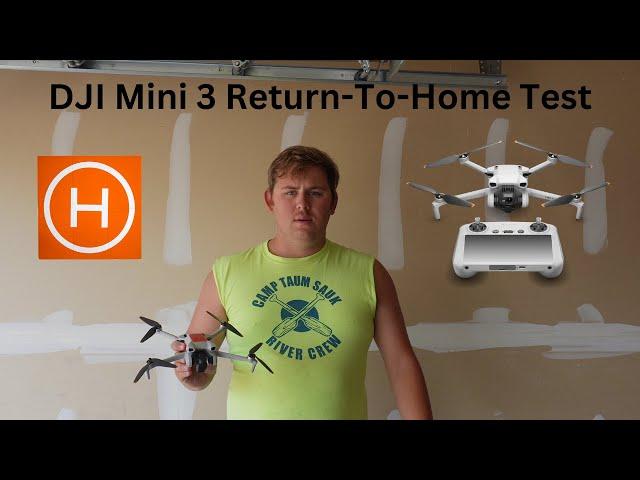 Drone Review - DJI Mini 3 Return-To-Home Function