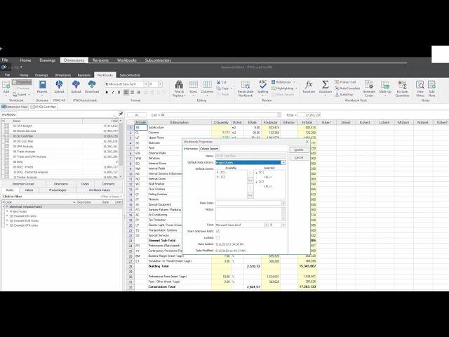 RIB CostX Estimating Software - Workbooks Training Video