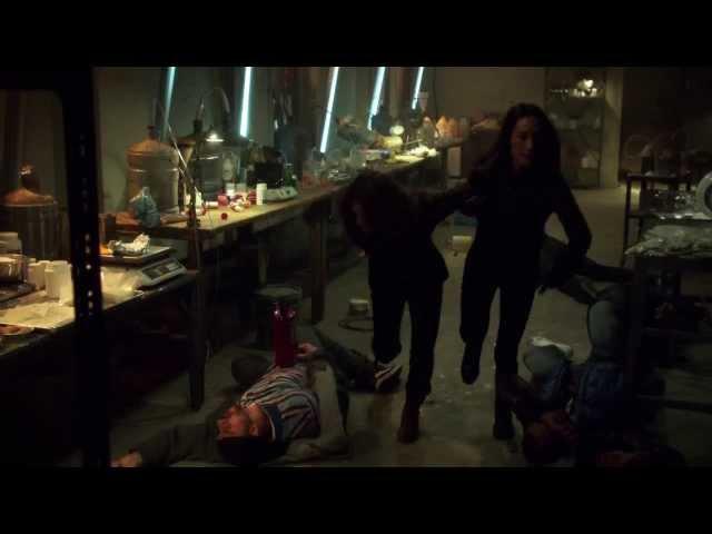 Nikita 3x19 - Nikita & Alex fights together