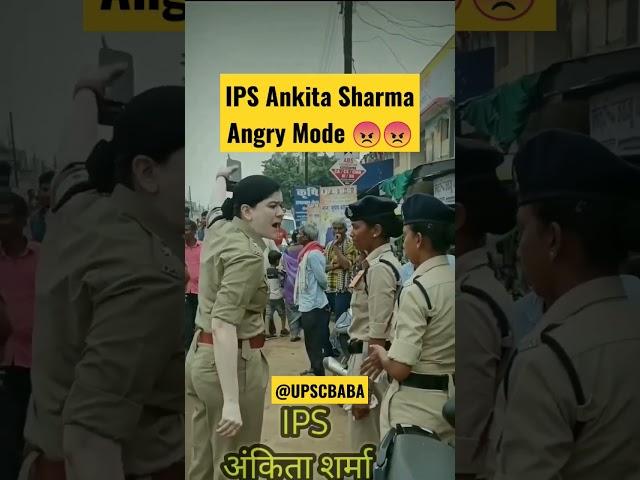 Lady Singham IPS Ankita Sharma Scolding Police Constable    #shorts #ytshorts #ipsankitasharma