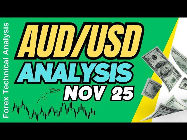 AUD USD Technical Analysis for November 25, 2024