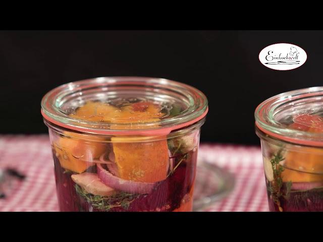 Einkochen im WECK-Glas - home canning with WECK - Conserves et stérilisation avec la méthode WECK