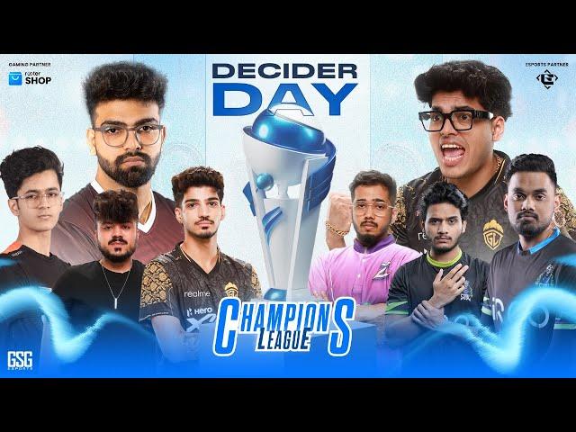 Champions League - Decider Day  | Who Will Claim the Crown?  | Live Now!#godlike #soul #8bit #og