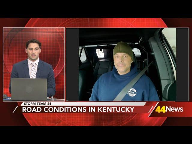 Update on the road conditions in Kentucky