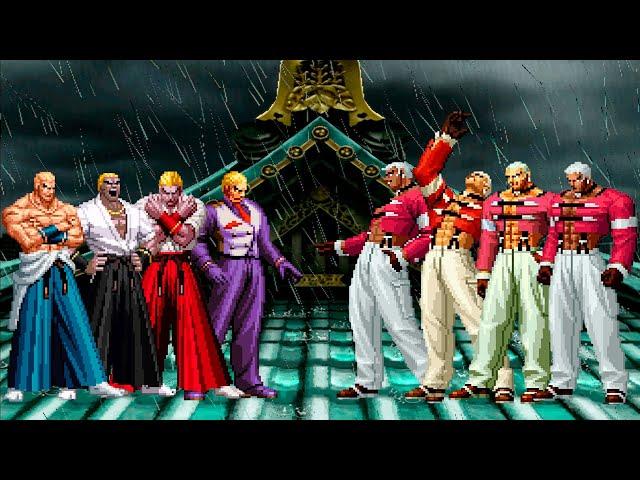 [KOF Mugen] Geese Howard Team vs Yashiro Nanakase Team