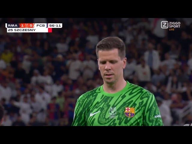 Wojciech Szczesny Red Card, Real Madrid vs Barcelona (2-5), Goals Results and Highlights-2025