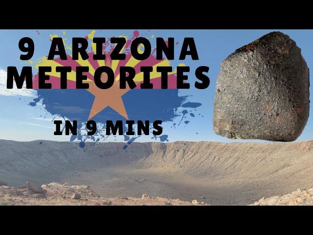 9 Arizona Meteorites in 9mins ️ Rare & Highly Collectable - Real Rocks from Space