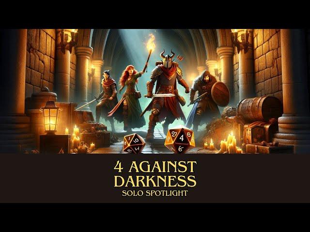 Solo RPG Spotlight: Four Against Darkness (4AD)