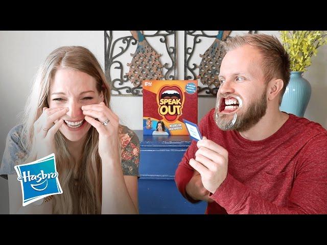 Epoddle & His Wife Amy Play the 'Speak Out' Game CHALLENGE! (AD) - Hasbro Gaming