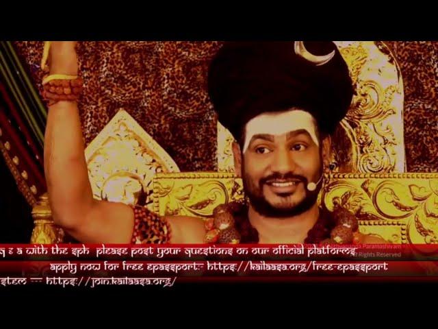 Nithyananda Satsang | 12 NOV 2021