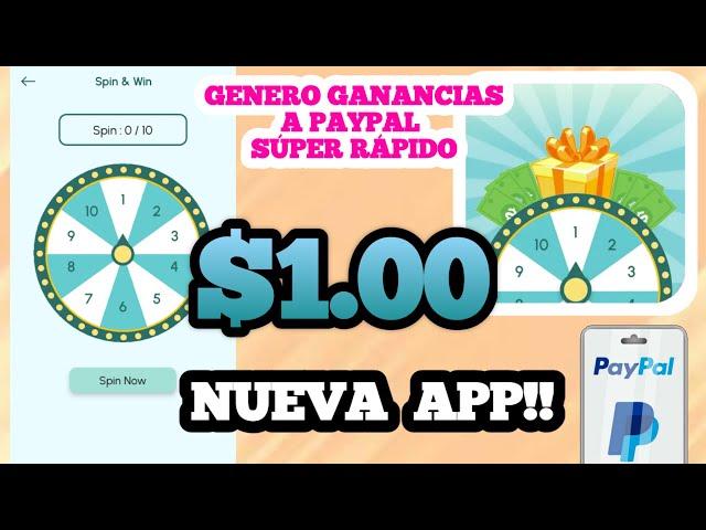 NUEVA APP!!  [SpinDO Spin The Wheel] Aplicación Para GANAR DINERO a PAYPAL 