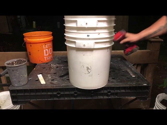 How to make Self Watering SIP Planter / Container with 5 Gallon Buckets