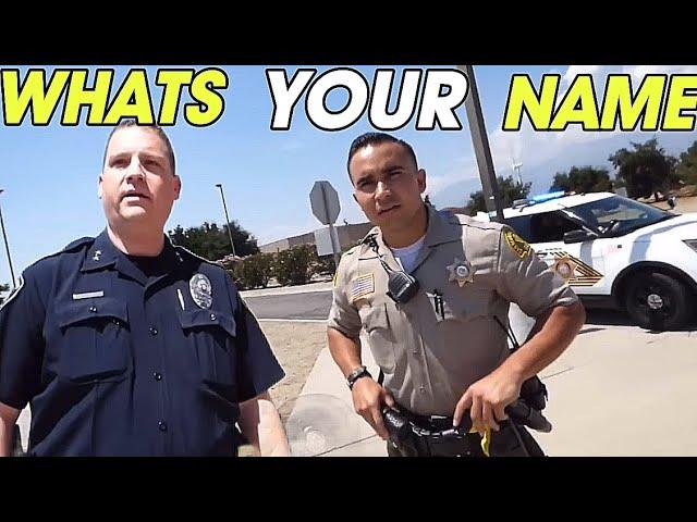 Guy makes cops do the walk of shame