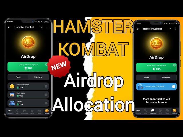 Hamster Kombat AirDrop Allocation points (full details) | Airdrop Claiming TBA