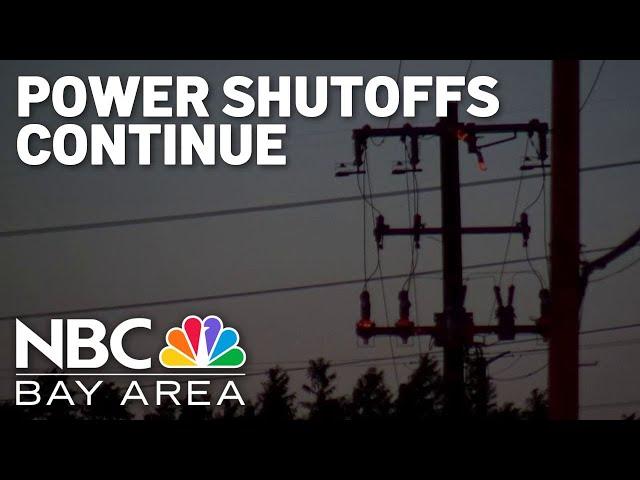 PG&E customers to be without power over weekend due to planned shutoffs