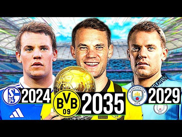 Ich spiele MANUEL NEUERs Karriere ALS STÜRMER!! 