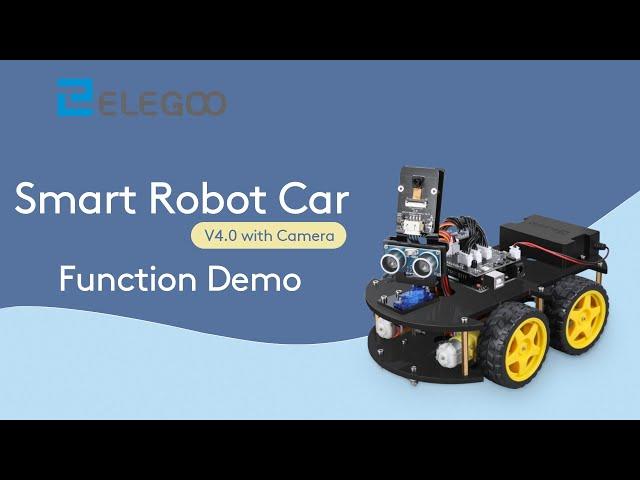 How to play with ELEGOO Smart Robot Car V4.0 with Camera?