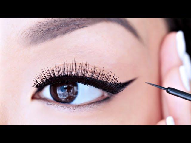 HOW TO: Apply Liquid Eyeliner For Beginners | chiutips