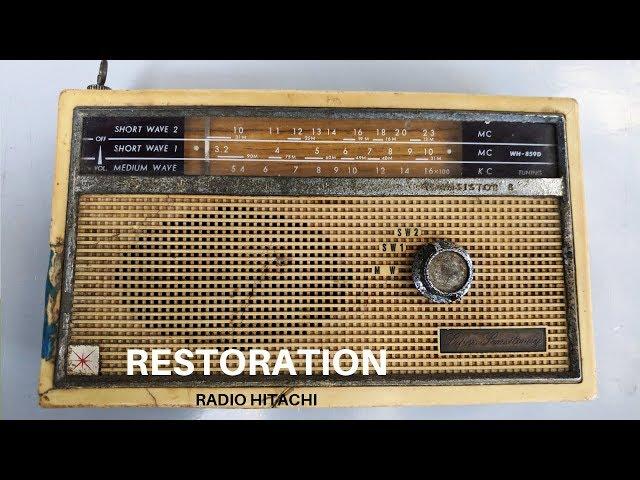 1962 Radio Hitachi Restoration