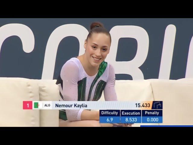 Kaylia Nemour  - GOLD  Uneven Bars routine - Baku World Cup 2024