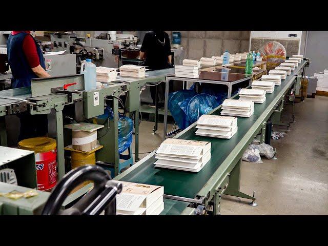 It’s blazing fast!! Mass Production Process of Books and Notebooks in Korea