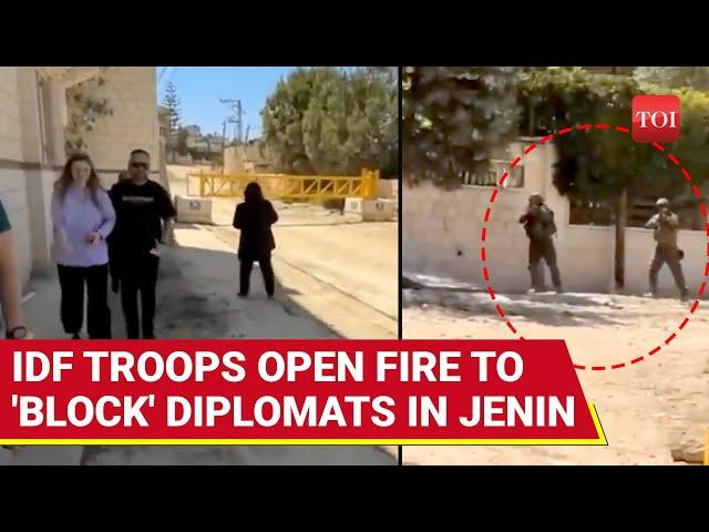 Israel Crosses Red Line? IDF Fire Targets Russian, NATO, EU, Indian Diplomats In Jenin Camp