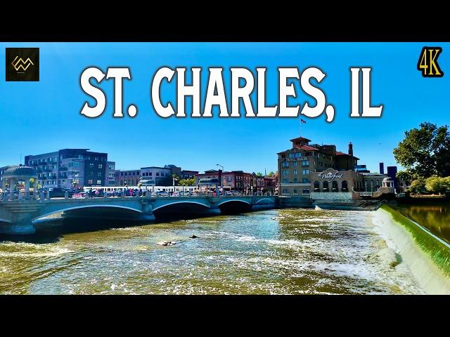 St. Charles, Illinois Historic Downtown Walking Tour [4K]