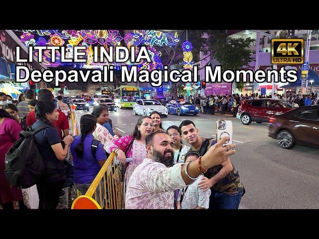 Deepavali Singapore - Magical Moments - Crazy Crowds & Quiet Moments on Deepavali Eve 2024