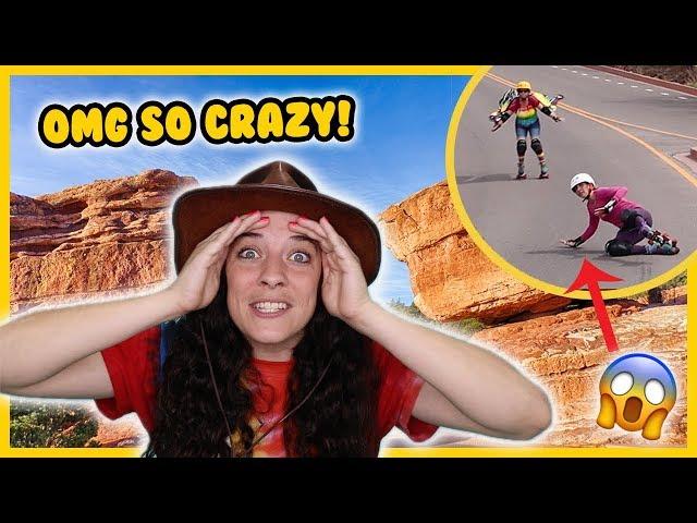 *I PUKED* Roller Skating Garden of the Gods