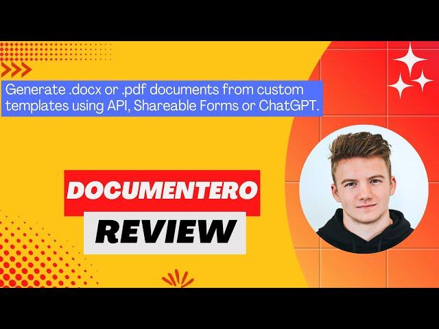 Documentero Review, Demo + Tutorial I Generate .docx or .pdf documents using web forms or API