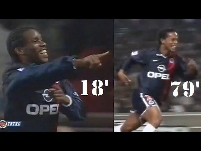 When Jay-Jay Okocha & Ronaldinho both scored for PSG