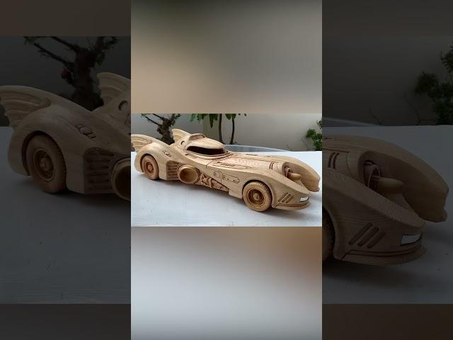 The carpenter builds Batman's supercar from wood #batman #batmobile