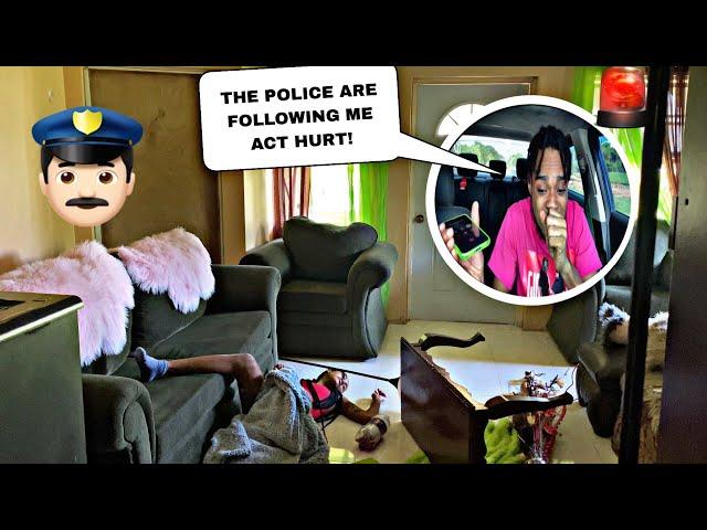 POLICE ARE FOLLOWING ME PRANK ON GIRLFRIEND *She’s Hurt*