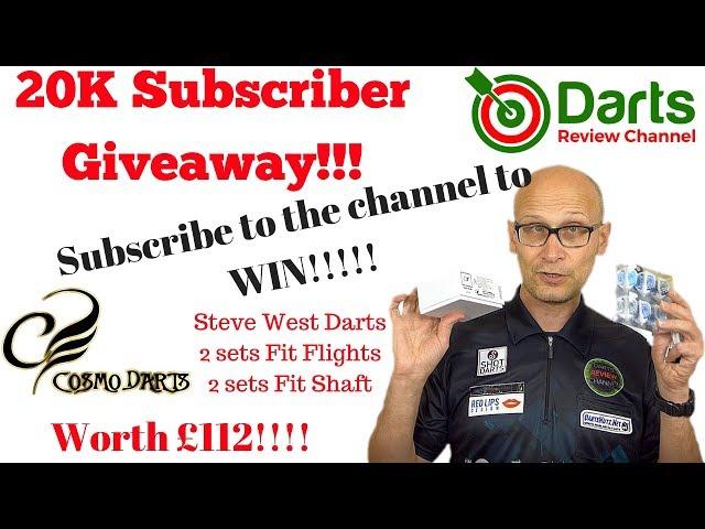 Darts Review Channel 20k Subscriber Prize Giveaway