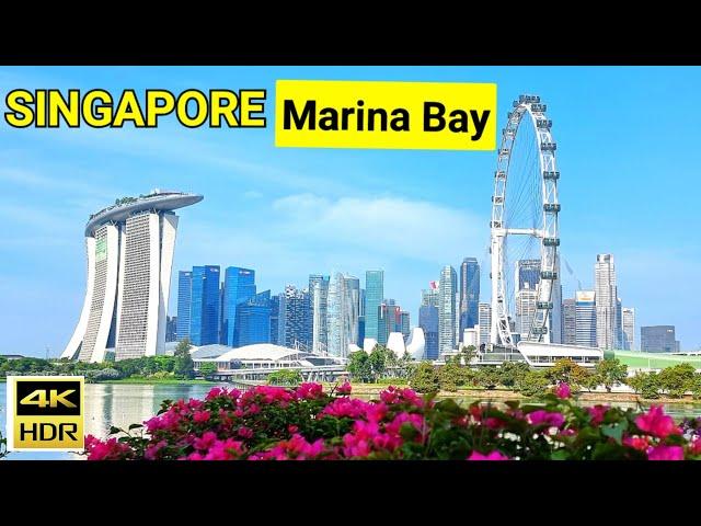 Singapore Marina Bay Tour |  A tour of Marina Bay in Singapore | Marina Bay Waterfront Promenade