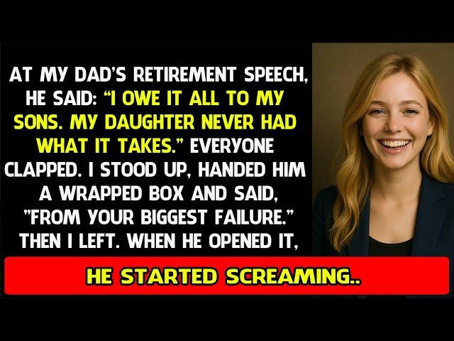 My Dad Humilated Me At His Retirement Speech, So I Had A Little Surprise For Him...#revengestories