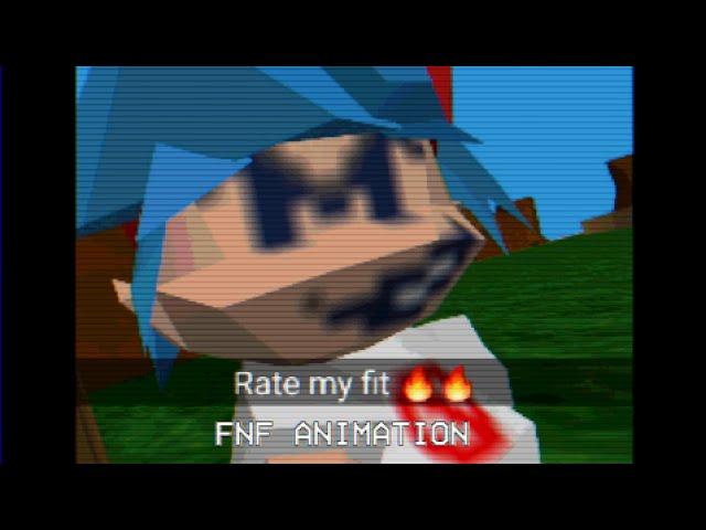 FNF: Rate my fit (Animation)
