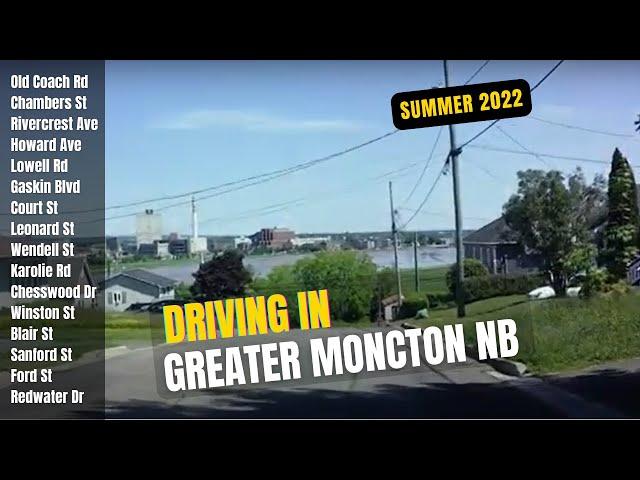 Driving in Greater Moncton NB, Gunningsville/Riverview East K-8 School Area of Riverview NB