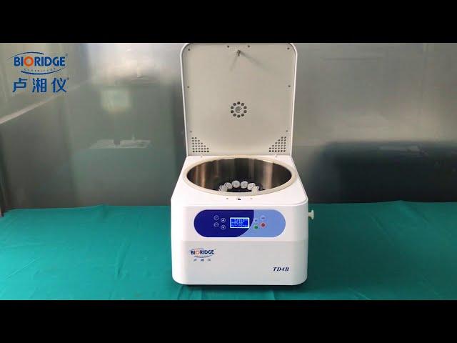 TD4B tabletop low speed centrifuge installation and disassembly