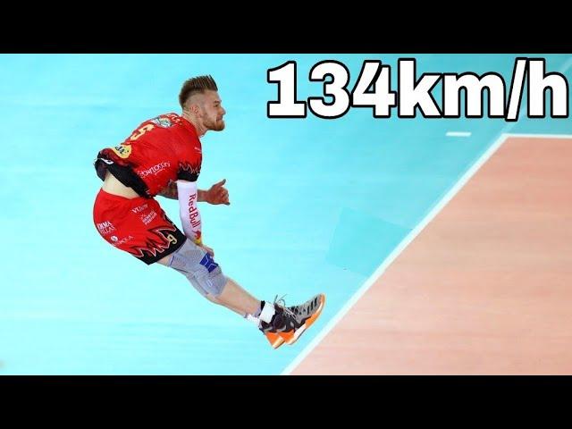 New World Record !? Ivan Zaytsev Serve 134 Km/h | Volleyball Nations League