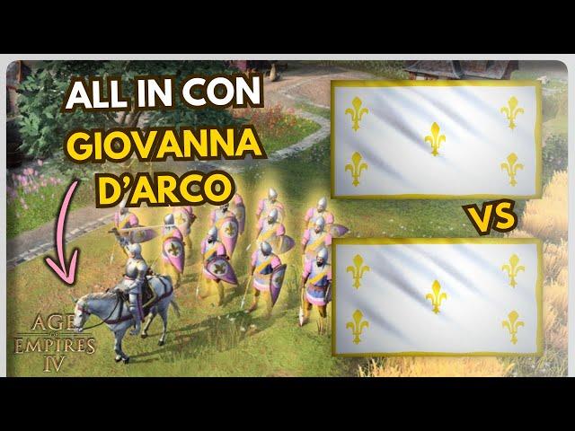 GIOVANNA D'ARCO È ROTTISSIMA! Guida ITA alla nuova variante dei Francesi ► Age of Empires IV ◄