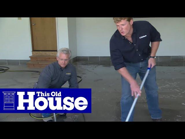 How to Epoxy Coat a Garage Floor | This Old House