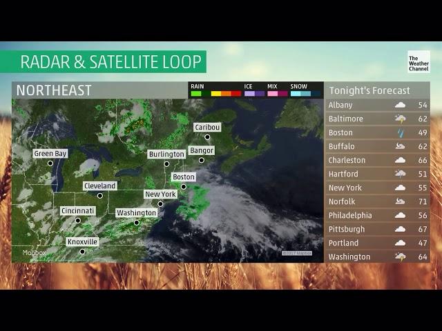 [Local Now] National Weather Forecast | 9:23 PM EDT | 5/27/2018