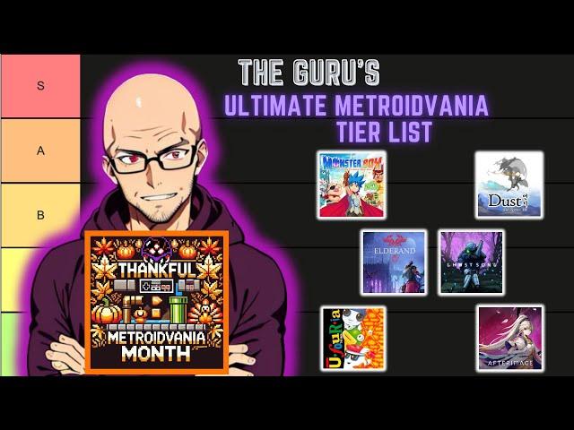 The Guru's Ultimate Metroidvania Tier List: Thankful Metroidvania Month