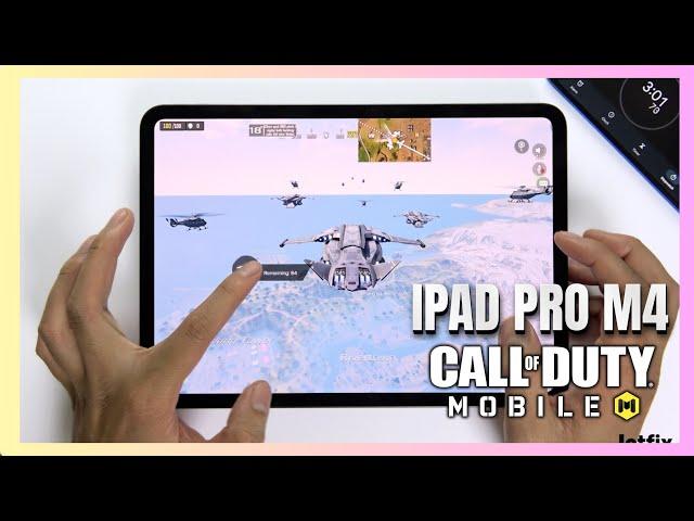 iPad Pro M4 Call of Duty Mobile Gaming test CODM | Apple M4, 120Hz Display