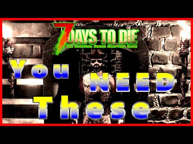 TOP 10 PERKS EVERYONE NEEDS IN 7 Days to Die Alpha 21!!!