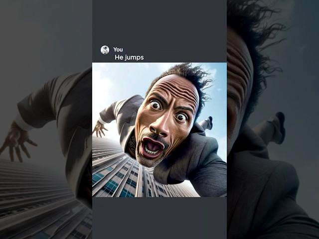 Dwayne Learns How To Do a Backflip #ai #chatgpt #aiart