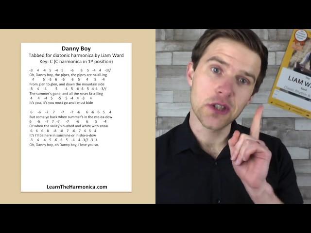 Danny Boy harmonica lesson on C harp - Irish Week at LearnTheHarmonica.com