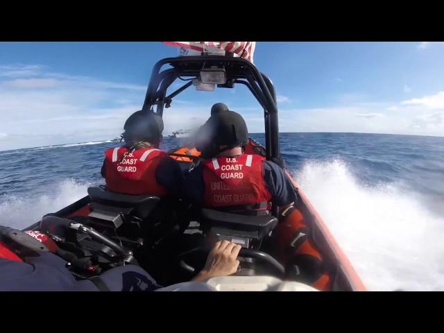 Coast Guard Cutter Valiant conducts counter drug operations