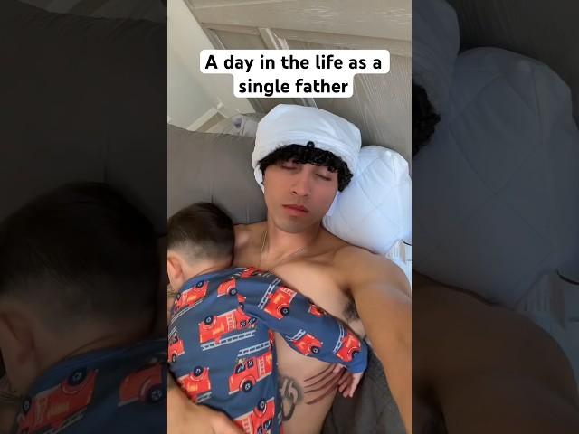 A day in the life has a single father ️ #part1